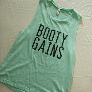 Booty Gains Gym Cutoff Size Small